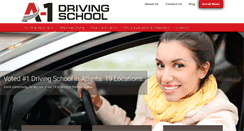 Desktop Screenshot of a1drivingschools.com